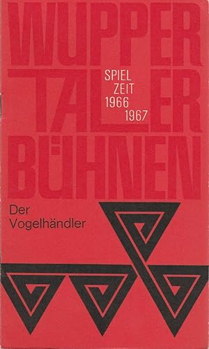 Seller image for Programmheft Carl Zeller DER VOGELHNDLER Spielzeit 1966 / 67 Heft 2 for sale by Programmhefte24 Schauspiel und Musiktheater der letzten 150 Jahre