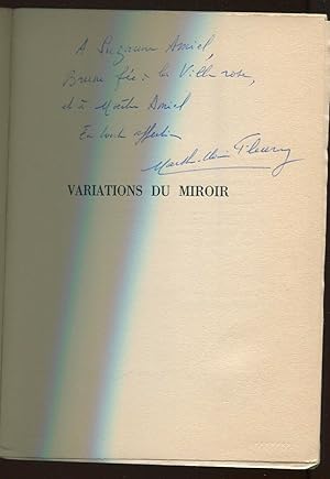 Seller image for Variations du miroir for sale by LibrairieLaLettre2