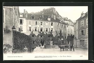 Carte postale Salins-les-Bains, Le Fort Belin