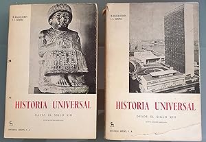 Image du vendeur pour Historia Universal (2 tomos) mis en vente par Los libros del Abuelo