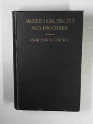 Seller image for Architectural practice and procedure: a handbook for students for sale by Cotswold Internet Books