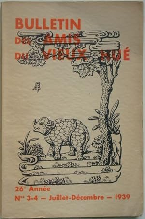 Seller image for Bulletin des Amis du Vieux Hu, 26me anne, n3-4, juillet-dcembre 1939, for sale by LIBRAIRIE L'OPIOMANE
