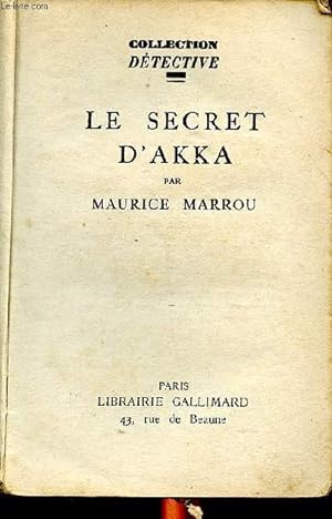 Seller image for Le secret d'Akka Collection Dtective for sale by Le-Livre