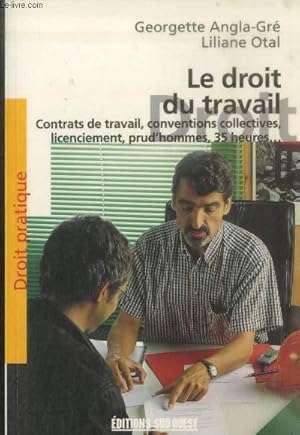 Bild des Verkufers fr Le droit du travail : Contrats de travail, conventions collectives, licenciement, prud'hommes, 35 heures. (Collection : "Droit pratique") zum Verkauf von Le-Livre