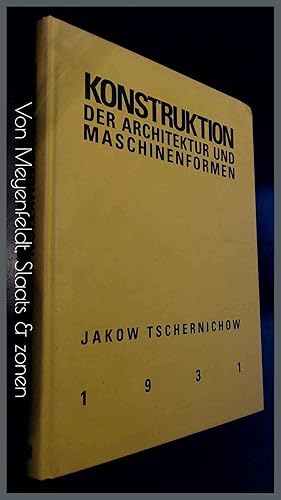 Bild des Verkufers fr Konstruktion der architektur und maschinenformen zum Verkauf von Von Meyenfeldt, Slaats & Sons