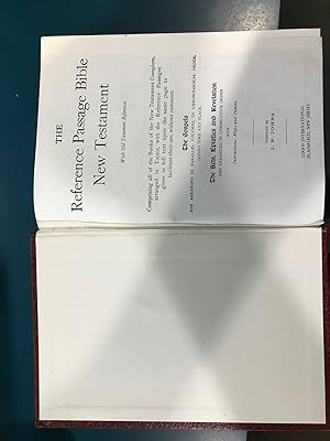 Seller image for The Reference Passage Bible: New Testament with Old Testament References for sale by Regent College Bookstore