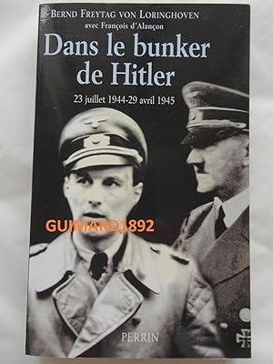 Seller image for Dans le bunker de Hitler for sale by Librairie Michel Giraud
