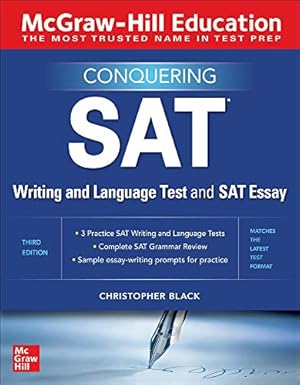 Seller image for McGraw-Hill Education Conquering the SAT Writing and Language Test and SAT Essay, Third Edition by Black, Christopher [Paperback ] for sale by booksXpress