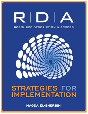 Immagine del venditore per RDA: Strategies for Implementation by El-Sherbini, Magda [Paperback ] venduto da booksXpress