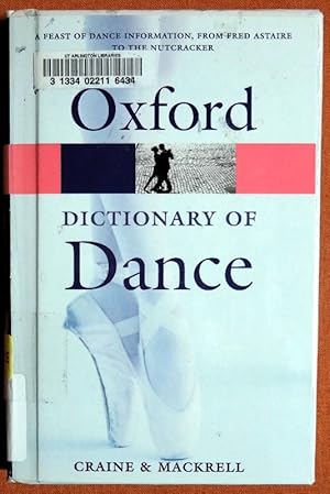 Immagine del venditore per The Oxford Dictionary of Dance (Oxford Quick Reference) venduto da GuthrieBooks