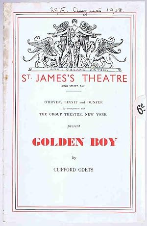 Golden Boy by Clifford Odets: St. James' Theatre Programme
