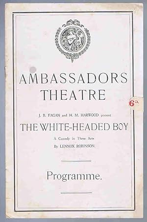The White-Headed Boy by Lennox Robinson: Ambassadors Theatre Programme