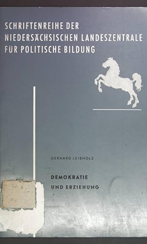 Image du vendeur pour Demokratie und Erziehung. Schriftenreihe der Niederschsischen Landeszentrale fr Politische Bildung Reihe A Heft 15. mis en vente par books4less (Versandantiquariat Petra Gros GmbH & Co. KG)