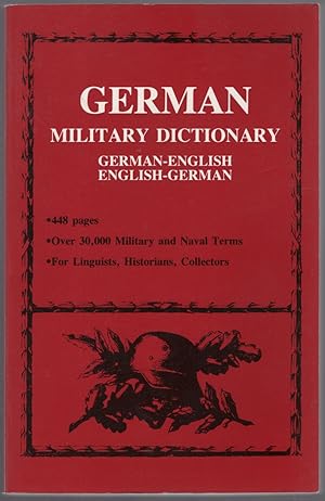 Bild des Verkufers fr German Military Dictionary zum Verkauf von Between the Covers-Rare Books, Inc. ABAA
