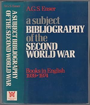 Bild des Verkufers fr A Subject Bibliography of the Second World War: Books in English 1939-1974 zum Verkauf von Between the Covers-Rare Books, Inc. ABAA