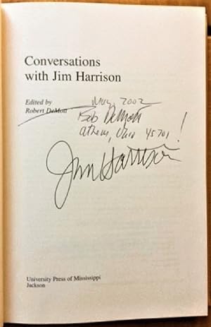 Immagine del venditore per Conversations with Jim Harrison (Literary Conversations Series) venduto da Alplaus Books