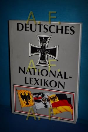 Bild des Verkufers fr Deutsches National-Lexikon. zum Verkauf von Antiquarische Fundgrube e.U.
