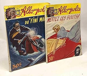 5 livres collection "allo police": du fini main; mettez les bout; y'a du fric sul'fauteuil!; que ...