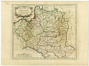 Antique map-POLAND-KINGDOM-Vaugondy-Dussy-1778