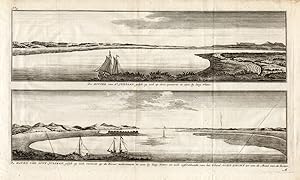 Antique Print-PORT ST JULIAN-PATAGONIA-ARGENTINA-Anson-Walter-1749