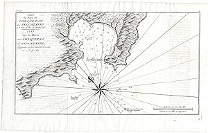 Antique Print-MAP-SEA CHART-CHEQUETAN-MEXICO-Anson-1765