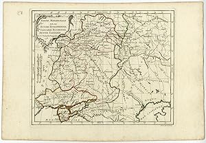 Antique map-EUROPEAN-SOUTHERN RUSSIA-Vaugondy-Dussy-1778