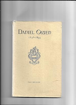 Imagen del vendedor de Daniel Owen, 1836-1895 a la venta por Gwyn Tudur Davies