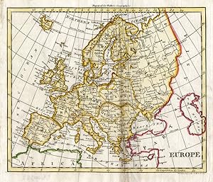 Antique Map-EUROPE-GERMANY-ITALY-ENGLAND-Walker-1810