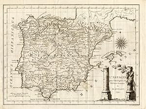 Antique Map-SPAIN-PORTUGAL-ROMAN-Stuart-1809