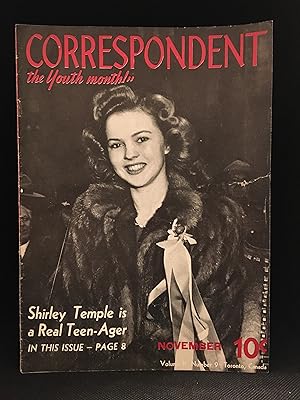 Seller image for Cumpsty, Wm. J. Correspondent; The Youth Monthly; November 1944; Vol. II, No. 9 for sale by Burton Lysecki Books, ABAC/ILAB