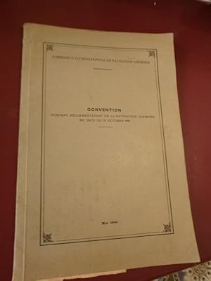 Convention portant réglementation de la navigation aérienne date du 13/10 1919 Mai 1946