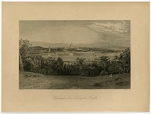 Antique Print-WASHINGTON-ARLINGTON HEIGHTS-USA-Sheppard-Hinshelwood-1872