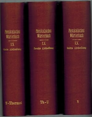 Physikalisches Wörterbuch, neu bearbeitet von Gmelin. Littrow. Muncke. Pfaff. Neunter Band. Erste...