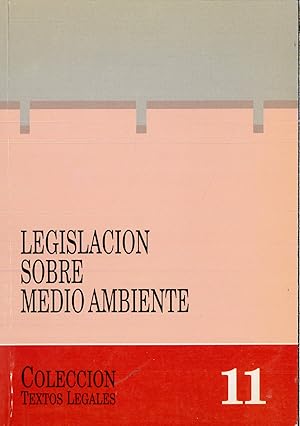 Bild des Verkufers fr Legislacion sobre medio ambiente (textos legales num.11) zum Verkauf von Papel y Letras