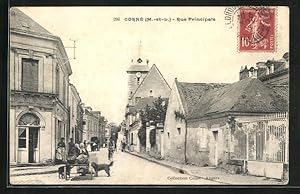 Carte postale Corné, Rue Principale