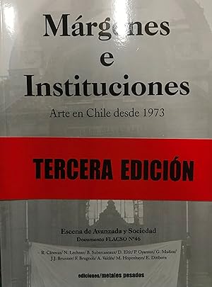 Seller image for Mrgenes e instituciones. Arte de Chile desde 1973 for sale by Librera Monte Sarmiento