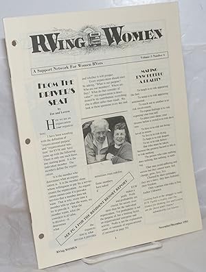 Seller image for RVing Women: a support network for women rvers vol. 3, #6, Nov/Dec 1993 for sale by Bolerium Books Inc.