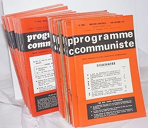 Programme Communiste Revue Theorique de Party Communiste International