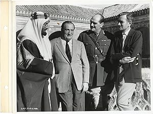 Seller image for Lawrence of Arabia (Original keybook photograph Alec Guinness, Sam Spiegel, Jack Hawkins, and David Lean on the set of the 1962 film) for sale by Royal Books, Inc., ABAA