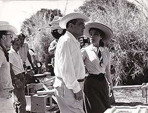 Seller image for Diary of a Chambermaid (Two original photographs of Luis Buuel and Jeanne Moreau on the set of the 1964 film) for sale by Royal Books, Inc., ABAA