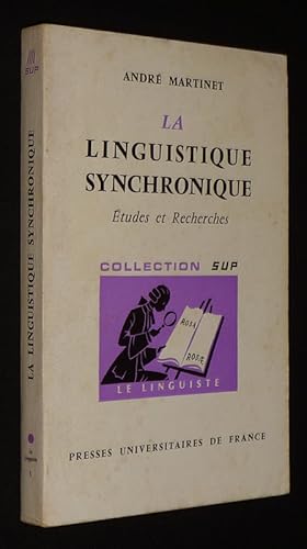 Bild des Verkufers fr La Linguistique synchronique zum Verkauf von Abraxas-libris