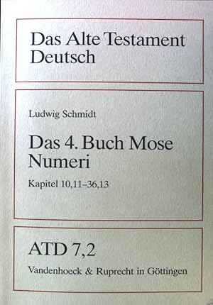 Seller image for Das vierte Buch Mose; Numeri 10,11 - 36,13. Das Alte Testament Deutsch. Neues Gttinger Bibelwerk. Teilband 7/2. for sale by books4less (Versandantiquariat Petra Gros GmbH & Co. KG)