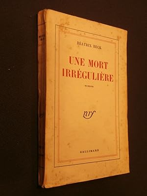 Seller image for Une mort irrgulire for sale by Tant qu'il y aura des livres