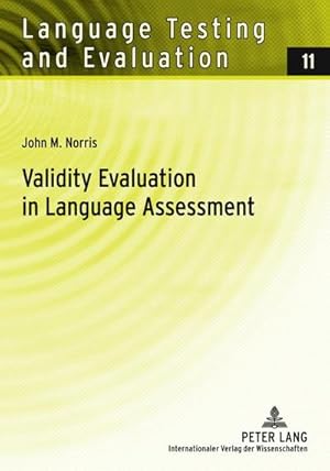 Seller image for Validity Evaluation in Language Assessment for sale by BuchWeltWeit Ludwig Meier e.K.