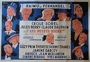 "LES PETITS RIENS" / Réalisé par Raymond LEBOURSIER en 1941 avec RAIMU, FERNANDEL, Cecile SOREL, ...