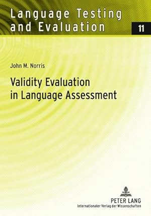 Bild des Verkufers fr Validity Evaluation in Language Assessment zum Verkauf von AHA-BUCH GmbH