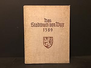 Bild des Verkufers fr Das Stadtbuch von Dux 1389. zum Verkauf von Antiquariat C. Dorothea Mller