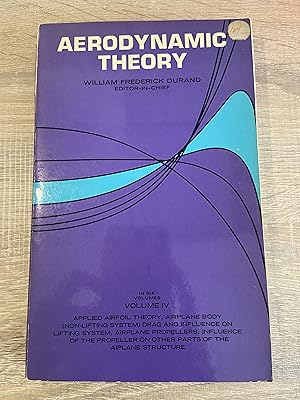 Imagen del vendedor de Aerodynamic Theory a la venta por Vedic Book Services