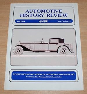 Bild des Verkufers fr Automotive History Review - Fall 2005 - Issue Number 44 zum Verkauf von Bailgate Books Ltd