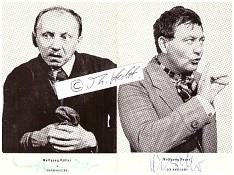WOLFGANG NEUSS (1923-89) dt. Kabarettist, Schauspieler; WOLFGANG MÜLLER (1922-60 Flugzeugabsturz)...